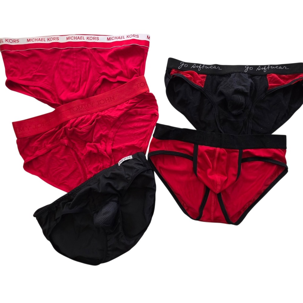 Mens Briefs Lot 5 Michael Kors Tommy John 2(X)IST Go Softwear King Style XL